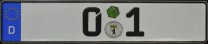 Nummernschilder / Kfz-Kennzeichen Deutschland 1994 1990er President