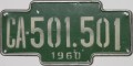 Nummernschilder / Kfz-Kennzeichen Spanien 1960 1960er