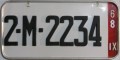 Nummernschilder / Kfz-Kennzeichen Spanien 1963 1960er
