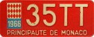 Nummernschilder / Kfz-Kennzeichen Monaco 1950 1950er