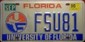 Nummernschilder / Kfz-Kennzeichen USA 1995 1990er Florida FL