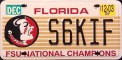 Nummernschilder / Kfz-Kennzeichen USA 1988 1980er Florida FL