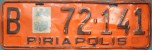 Nummernschilder / Kfz-Kennzeichen Uruguay 1993 1990er Maldonado