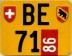 Nummernschilder / Kfz-Kennzeichen Schweiz 1986 1980er
