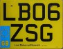 Nummernschilder / Kfz-Kennzeichen Großbritannien 2001 2000er