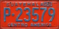 Nummernschilder / Kfz-Kennzeichen Guatemala 1968 1960er fake?