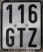 Nummernschilder / Kfz-Kennzeichen Deutschland 1990 1990er