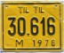 Nummernschilder / Kfz-Kennzeichen Chile 1976 1970er