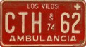 Nummernschilder / Kfz-Kennzeichen Chile 1962 1960er