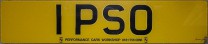 Nummernschilder / Kfz-Kennzeichen Großbritannien 1980 1980er