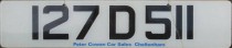 Nummernschilder / Kfz-Kennzeichen Großbritannien 1980 1980er CD