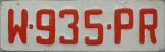Nummernschilder / Kfz-Kennzeichen Polen 1956 1950er