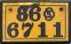 Nummernschilder / Kfz-Kennzeichen Sri Lanka 1956 1950er