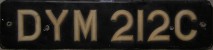 Nummernschilder / Kfz-Kennzeichen Großbritannien 1904 1900er