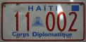 Nummernschilder / Kfz-Kennzeichen Haiti 1998 1990er CD