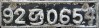 Nummernschilder / Kfz-Kennzeichen Sri Lanka 1956 1950er