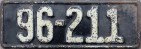 Nummernschilder / Kfz-Kennzeichen Neuseeland 1926 1920er