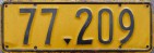 Nummernschilder / Kfz-Kennzeichen Neuseeland 1936 1930er