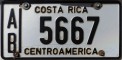Nummernschilder / Kfz-Kennzeichen Costa Rica 1994 1990er
