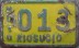 Nummernschilder / Kfz-Kennzeichen Kolumbien 1967 1960er