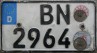 Nummernschilder / Kfz-Kennzeichen Deutschland 1994 1990er