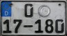 Nummernschilder / Kfz-Kennzeichen Deutschland 1994 1990er