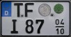 Nummernschilder / Kfz-Kennzeichen Deutschland 1994 1990er