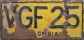 Nummernschilder / Kfz-Kennzeichen Kolumbien 1991 1990er