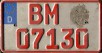 Nummernschilder / Kfz-Kennzeichen Deutschland 1994 1990er