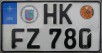 Nummernschilder / Kfz-Kennzeichen Deutschland 1994 1990er