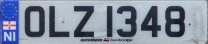 Nummernschilder / Kfz-Kennzeichen Großbritannien 2001 2000er