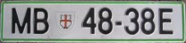 Nummernschilder / Kfz-Kennzeichen Slowenien 1992 1990er