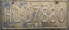 Nummernschilder / Kfz-Kennzeichen Kuba 1978 1970er
