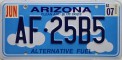 Nummernschilder / Kfz-Kennzeichen USA 2001 2000er Arizona AZ