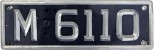 Nummernschilder / Kfz-Kennzeichen Malaysia 1948 1940er