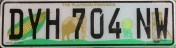 Nummernschilder / Kfz-Kennzeichen Südafrika, Republik 1998 1990er Northwest