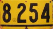Nummernschilder / Kfz-Kennzeichen Belgien 1918 1910er
