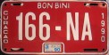Nummernschilder / Kfz-Kennzeichen Niederländische Antillen 1990 1990er Curacao Bon Bini Gov