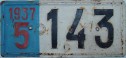 Nummernschilder / Kfz-Kennzeichen Jugoslawien 1930 1930er BiH, Primorska Banovina
