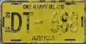Nummernschilder / Kfz-Kennzeichen Aruba 2009 2000er Aruba