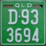 Nummernschilder / Kfz-Kennzeichen Australien 1993 1990er Queensland QLD