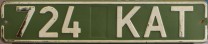 Nummernschilder / Kfz-Kennzeichen Estland 1991 1990er
