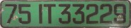 Nummernschilder / Kfz-Kennzeichen Frankreich 1954 1950er CD
