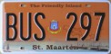 Nummernschilder / Kfz-Kennzeichen Niederländische Antillen 2015 2010er St. Maarten BUS