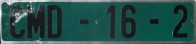 Nummernschilder / Kfz-Kennzeichen Algerien 1976 1970er CD Head