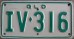 Nummernschilder / Kfz-Kennzeichen Australien 1977 1970er Queensland QLD