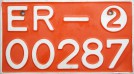 Nummernschilder / Kfz-Kennzeichen Eritrea 1993 1990er Taxi, rent
