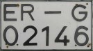 Nummernschilder / Kfz-Kennzeichen Eritrea 1993 1990er GOV