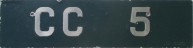 Nummernschilder / Kfz-Kennzeichen Malawi, Republik 1926 1920er CC