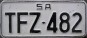 Nummernschilder / Kfz-Kennzeichen Australien 1967 1960er South Australia SA